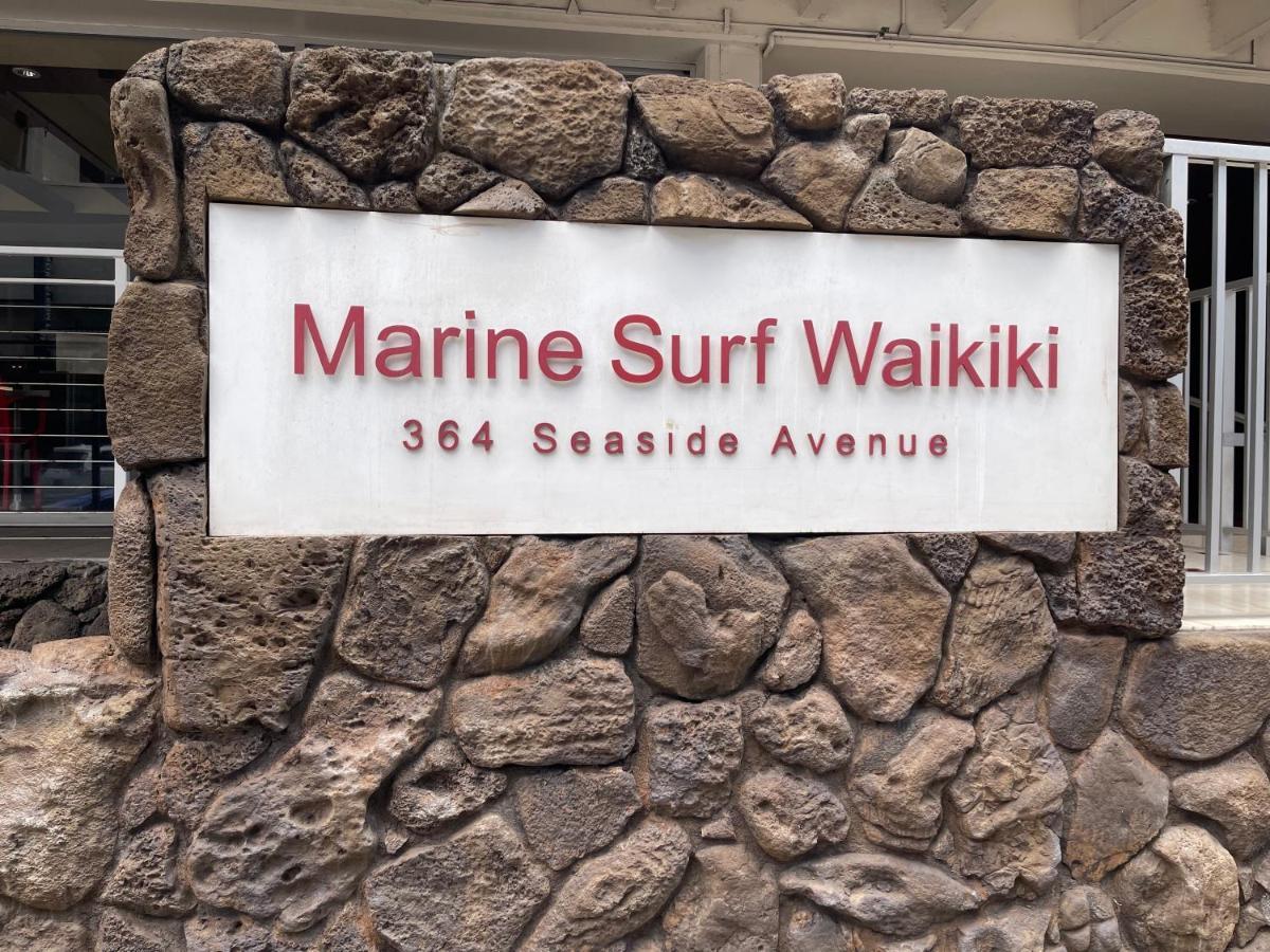 Marine Surf Aparthotel Honolulu Exterior foto